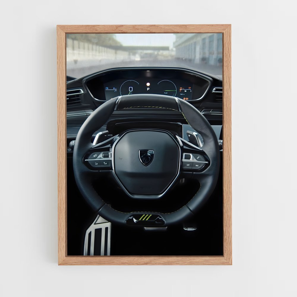 Poster Pilotage Précis – affiche Peugeot (vue 4)